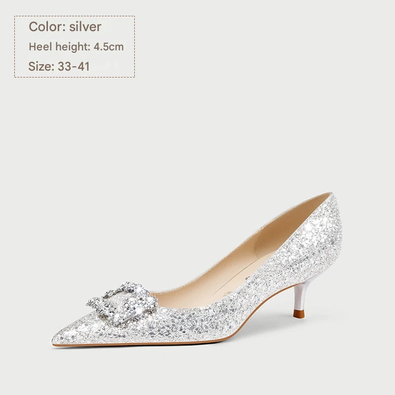 PJJUU He Xiu thick high heels - MORAL.