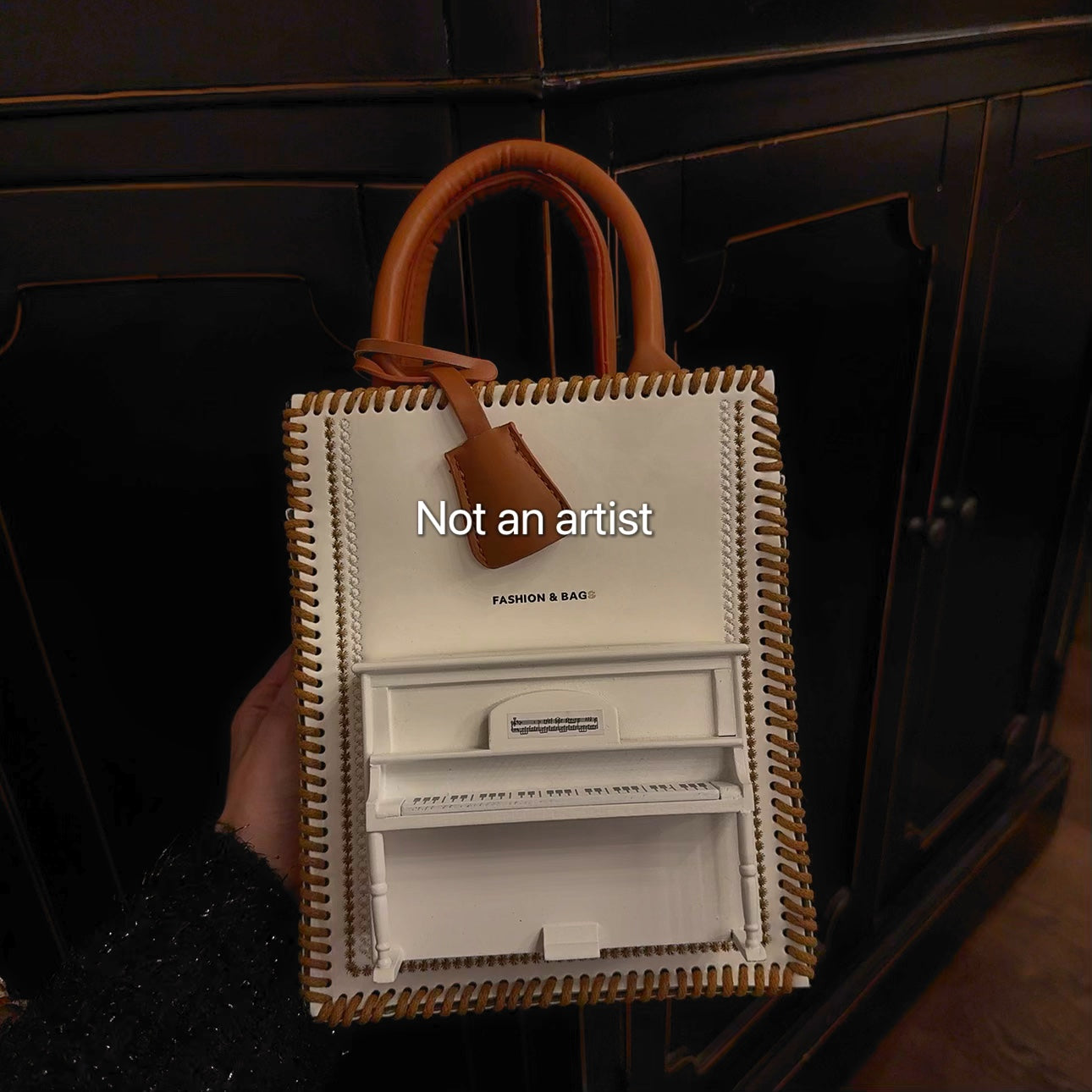 NOT AN ARTIST vintage stereo piano bag - Piano