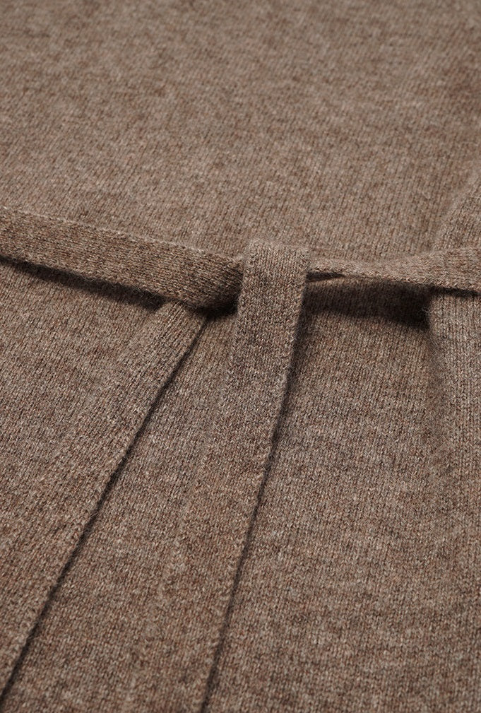 ANNASPEAK  Wool V-Neck Dress Shawl Knit Set Winter-KIKI.