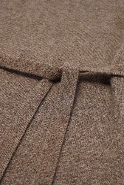 ANNASPEAK  Wool V-Neck Dress Shawl Knit Set Winter-KIKI.
