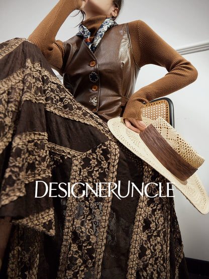 DGU "Moser" retro leather horse clip sense of commuting and versatile wear - BRAK.