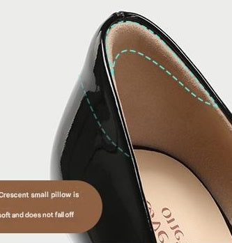 Pjjuu Black Patent Leather Pointed Toe Stiletto Pumps - Daniel Patent