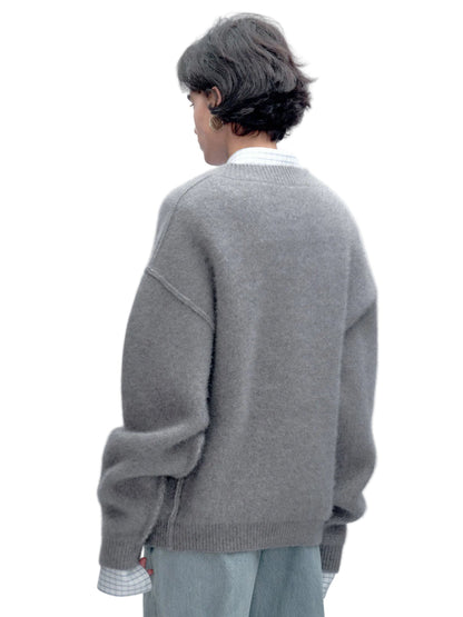 JACQUES WEI V-neck Wool Knit Sweater - MEGAN