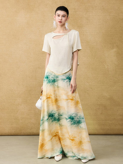 HECO Chinese style hollow fringe disc buckle short top - MASTER.