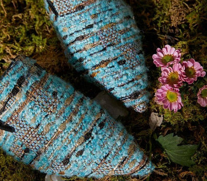 B-FEI couture woven mules slippers-OLEG.