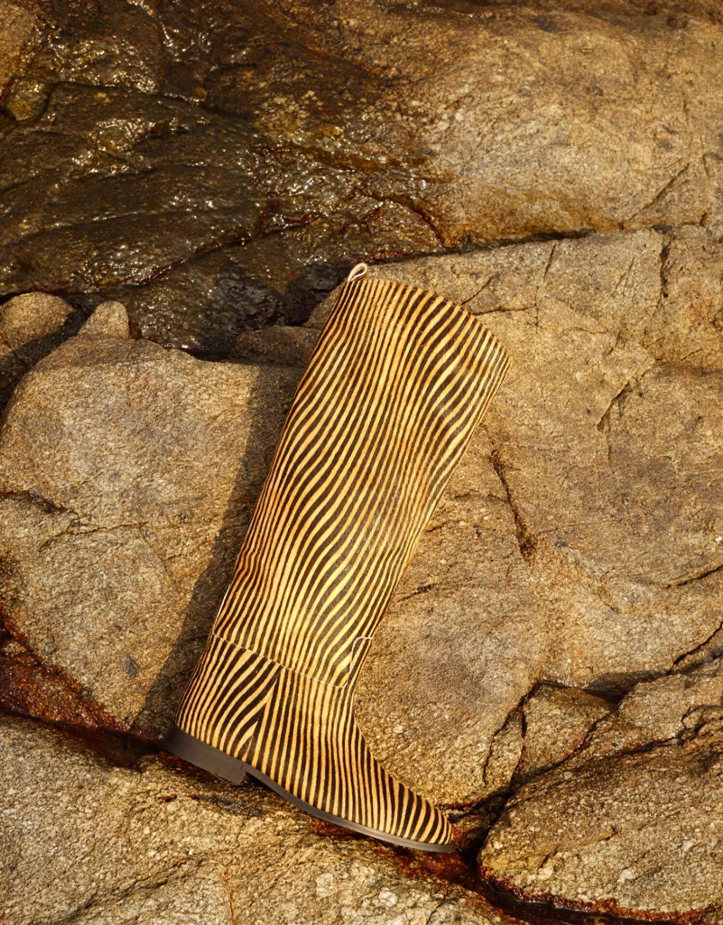B-FEI Gold Stripe High Boots-MICHI.