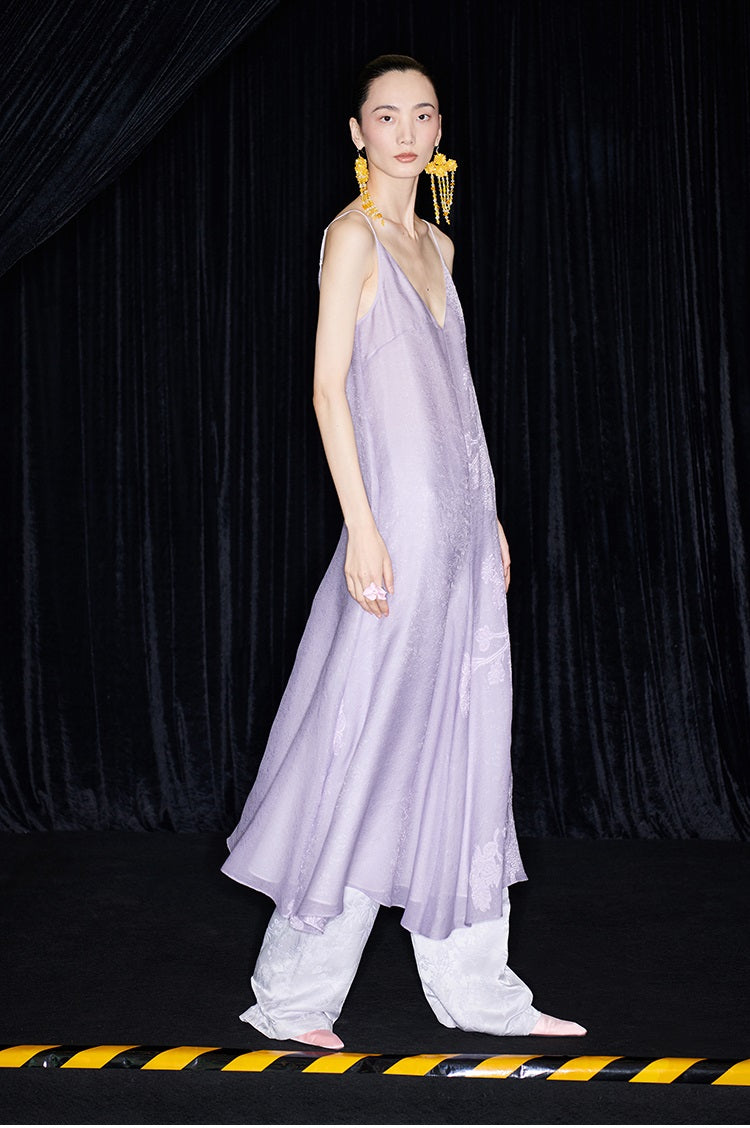 M essential Mackay designer taro jacquard silhouette placket shirt - JESSY.