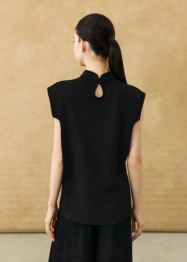 HECO Chinese Bamboo Leaf Print Short Sleeve T-Shirt - CHASE.