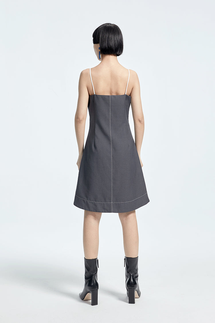 TINY IN bra embellished slip cinched waist slim small sexy dress - CIA