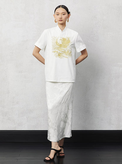 HECO Pleated Feminine Slit Long Skirt Summer - cors.