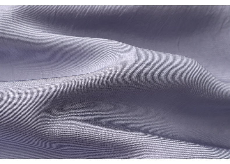 ATELIER MISS LU Draped Off-the-shoulder Streamers Acetate Top - BLEIG