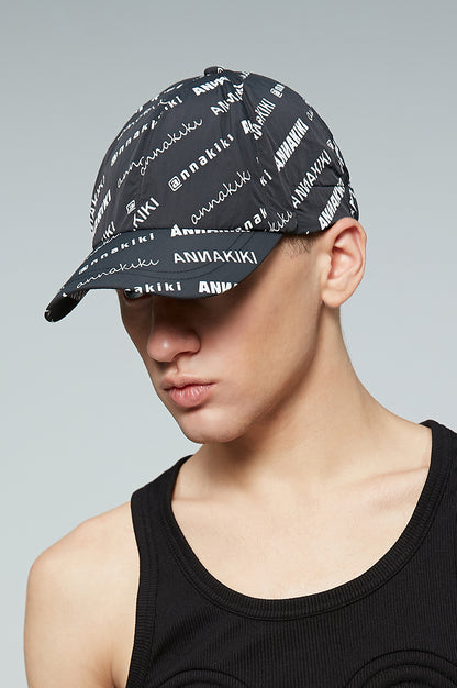 ANNAKIKI Summer Niche Designer Monogram Print Sunscreen Baseball Cap