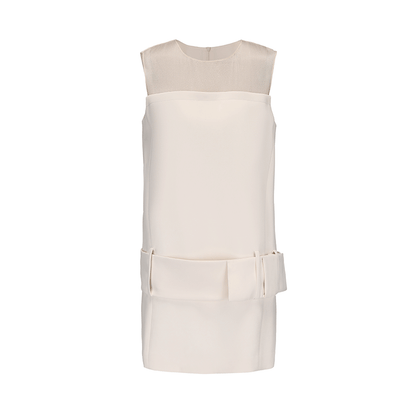 ATELIER MISS LU spring and summer Ribbon Sash Tulle Dress - DESTINY