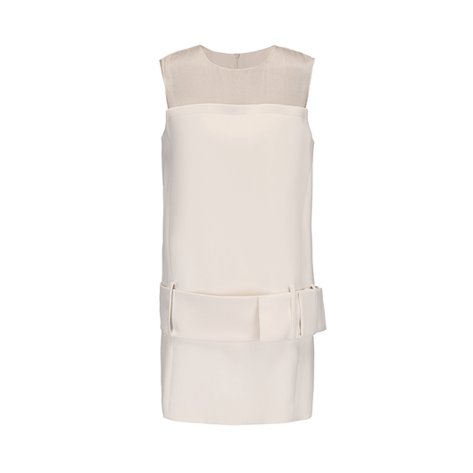 ATELIER MISS LU spring and summer Ribbon Sash Tulle Dress - DESTINY