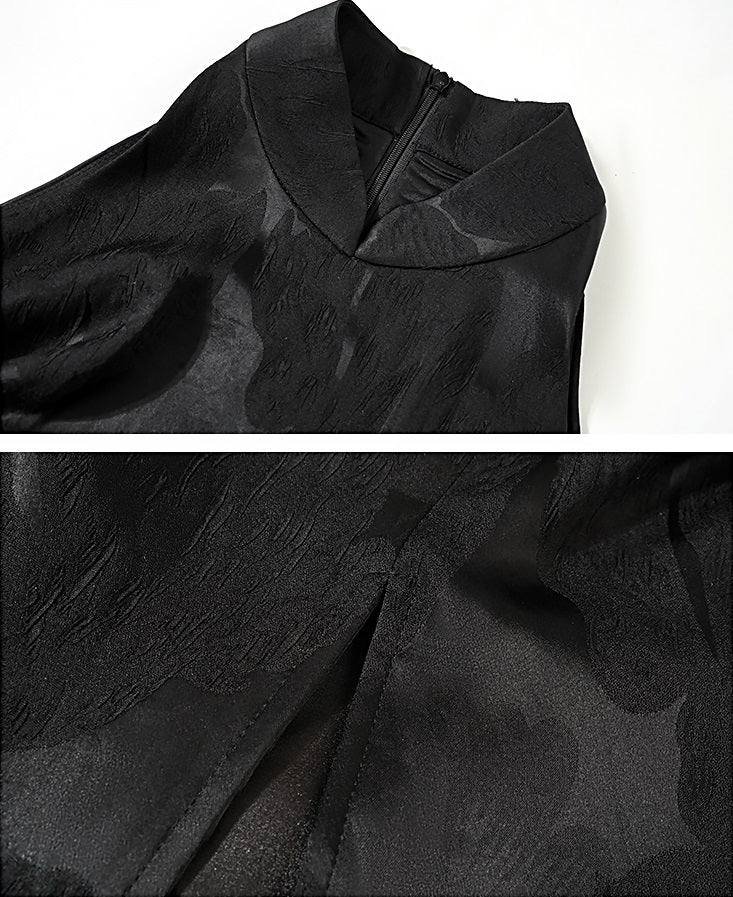 HECO acetate layers sleeveless halterneck dress Women - PRAISES.