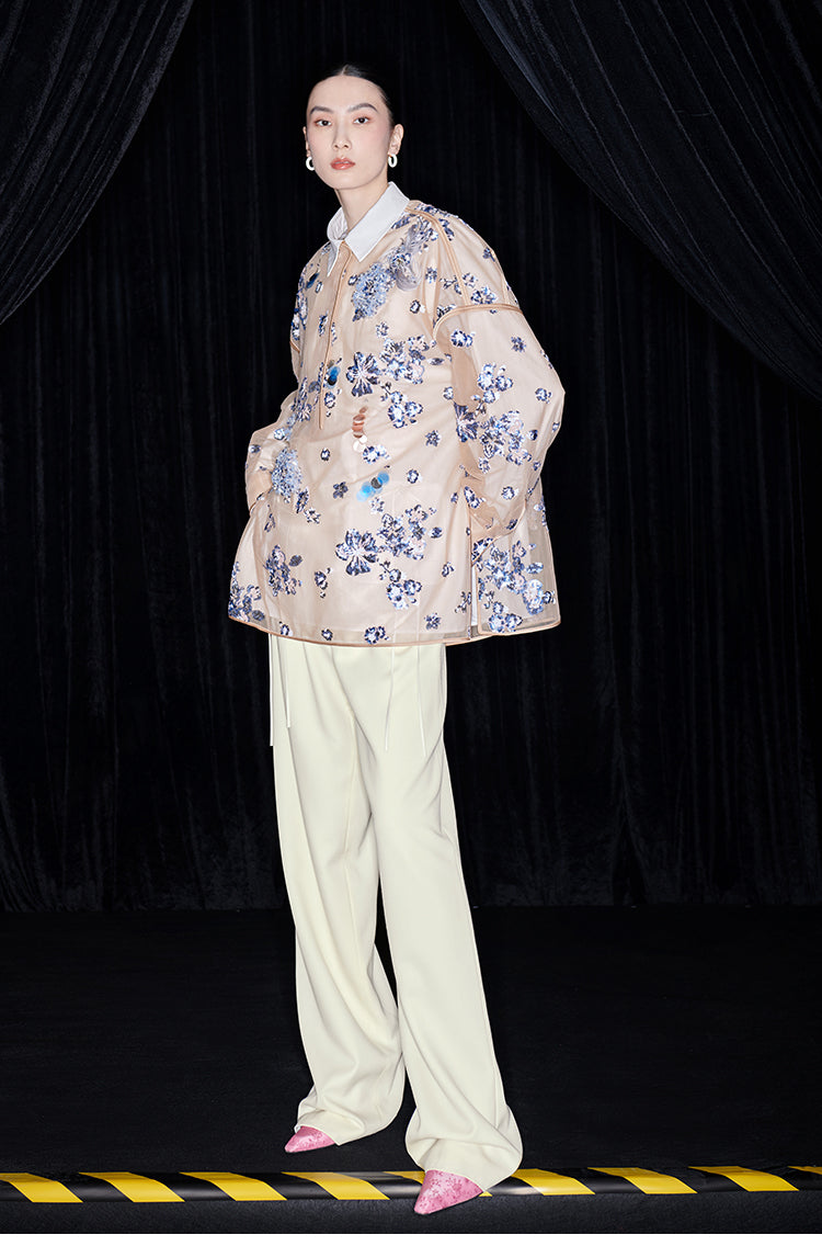 M essential Mackay designer elasticated straight-waistband trousers - stans.