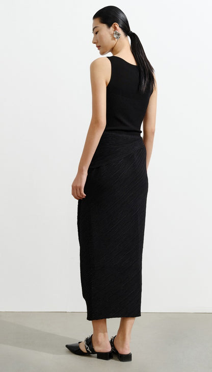 COMME MOI women's hollow slim knitted vest - ZOEY.