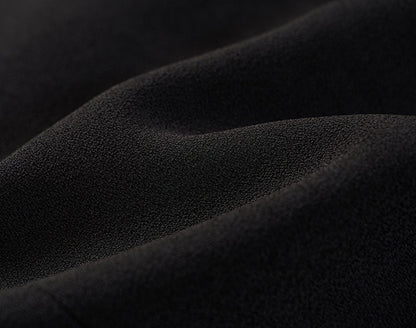 COMME MOI Lu Yan Designer New Women's Acetate V-Neck Waist Rope Slim Suit - BAKA.