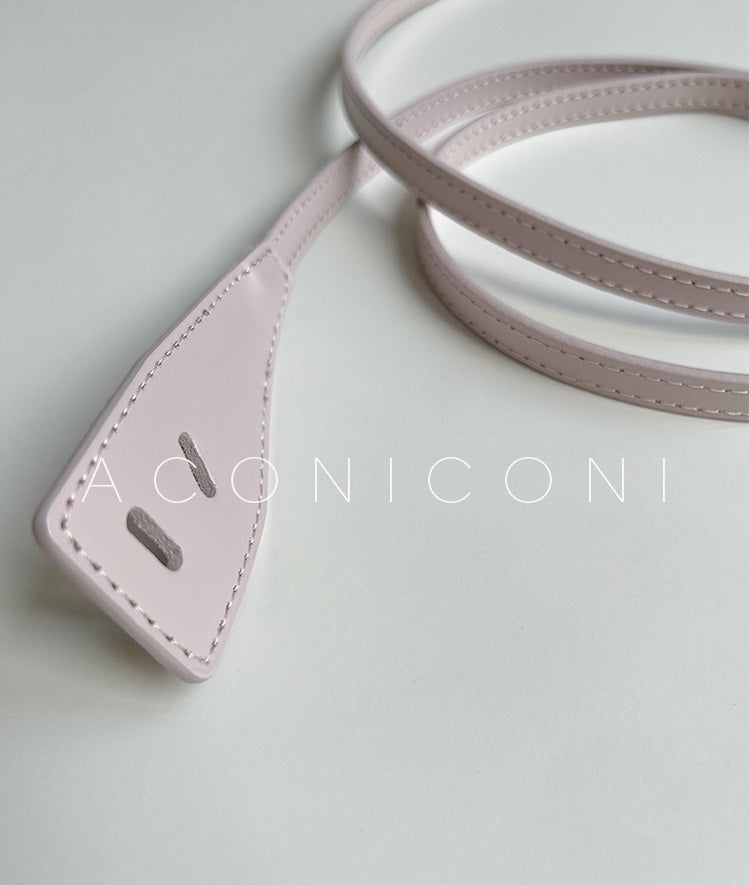 Aconiconi Winter pink wool cape fox fur sleeve double-sided coat-Sakura