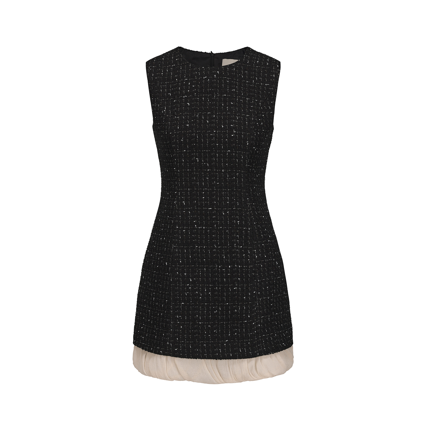 ATELIER MISS LU Hem Stitching Slim Small Fragrance Dress - HEIL
