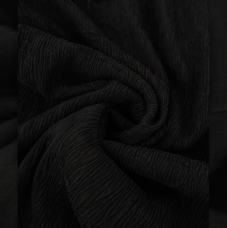 HECO Chinese style wrinkle elastic age-reducing temperament Skirt- ELLA.