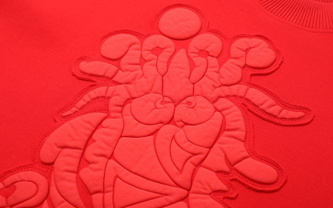 ZHUCHONGYUN dragon designed short-sleeved top-HUGH.