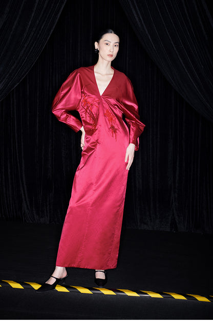 M essential Mackay designer Goldfish Beaded red dress - Rebel.