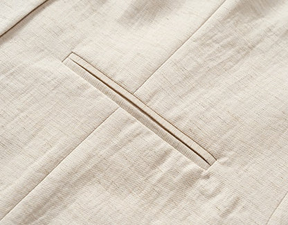 COMME MOI summer breathable V-neck short vest - THORAH.