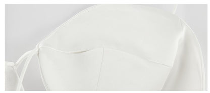 MAYALI strap mold bandeau light luxury black white light luxury bra bustier - Model