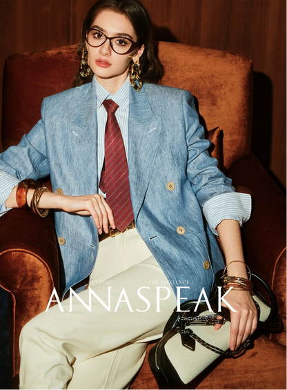ANNASPEAK old money style suit -GREN.