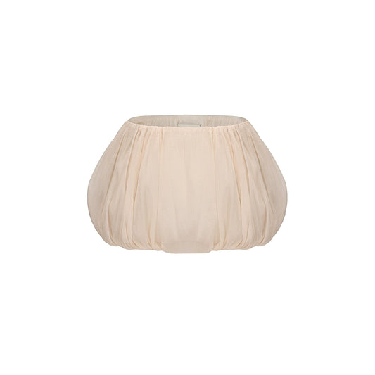 ATELIER MISS LU summer texture soft gauze pressed creases design bud shorts - LIMIT