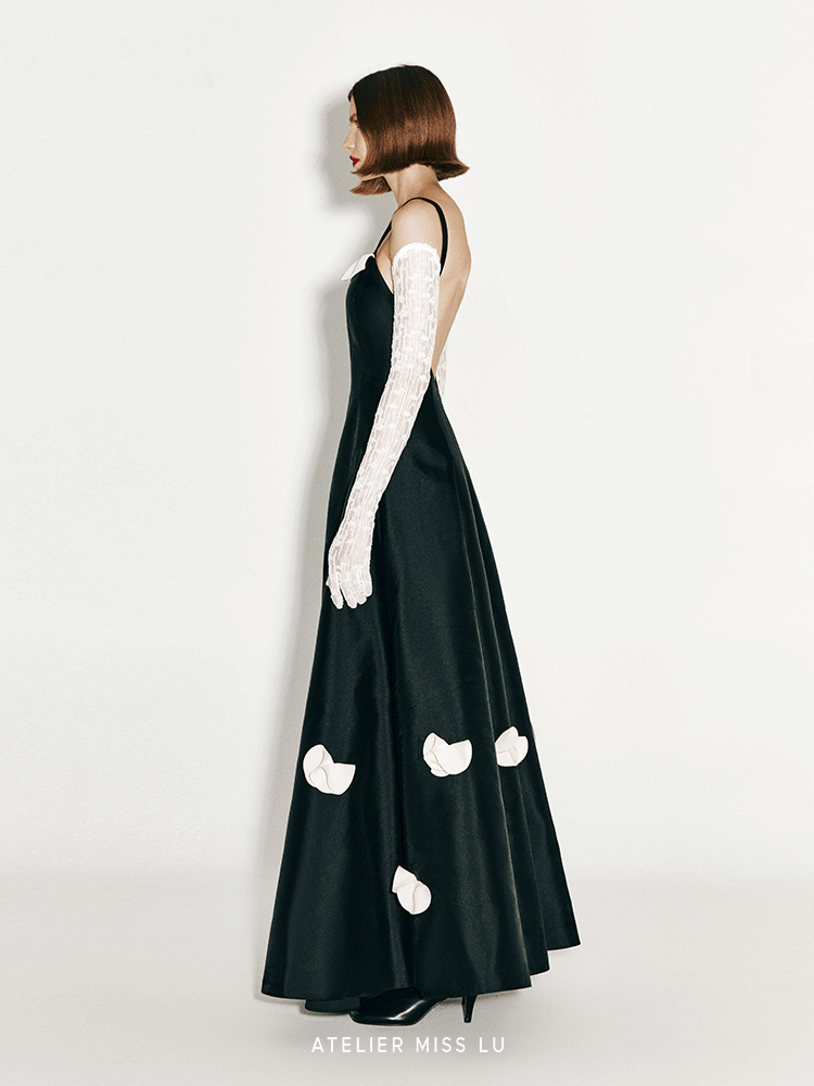 AtelierMissLu Fall/Winter 2024 Sheep Wool Texture Slightly Translucent Long Gloves - JOSHUA