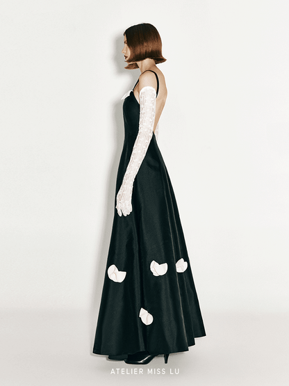 AtelierMissLu Fall/Winter 2024 Sheep Wool Texture Slightly Translucent Long Gloves - JOSHUA