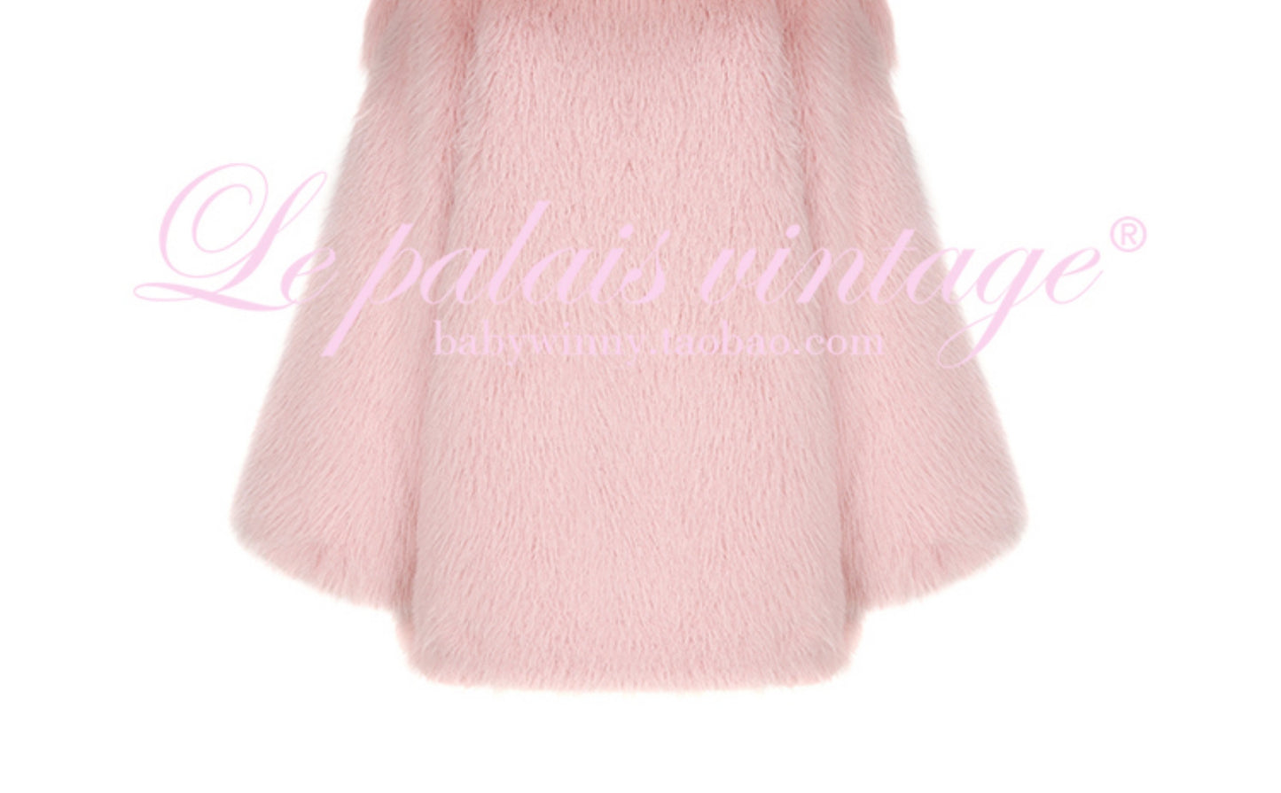 Le Palais Vintage Original Pink Luxury Fox Fur Jacket-KIRIYAMA.