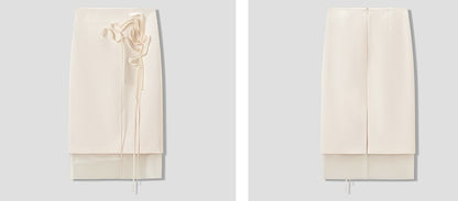 COMME MOI Lv Yan Designer Summer New Dribble Halterneck Dress Set - POSEY.