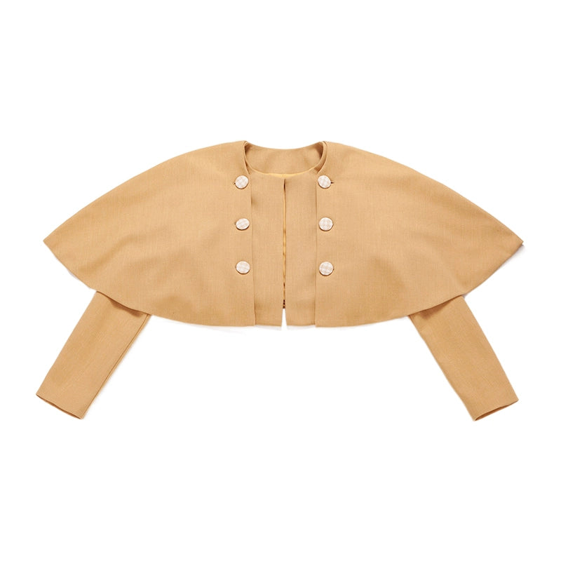 Le Palais multi-wear Fahburn style cape coat + slim skirt set- DANG