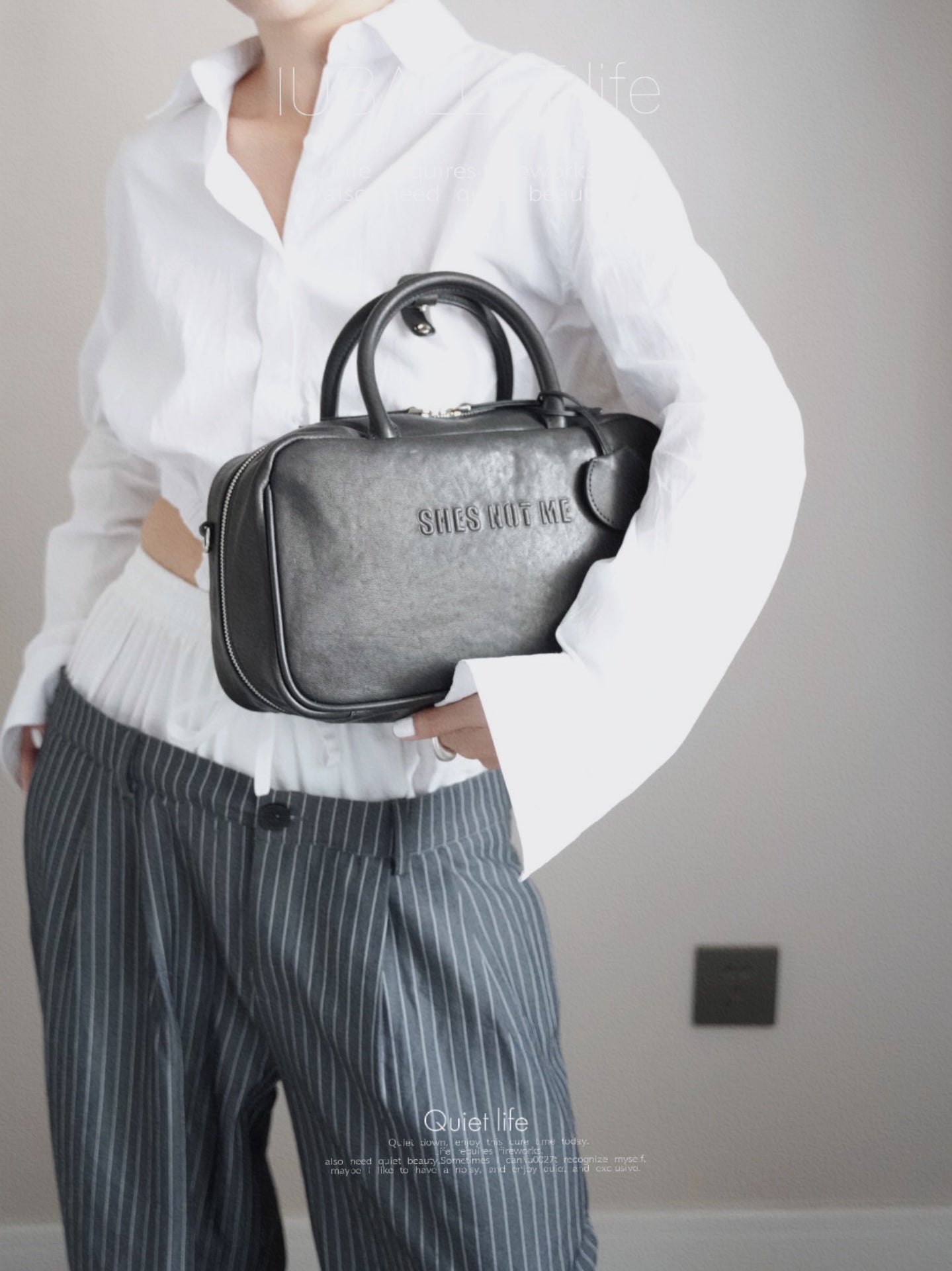 IUBALLET Vegetable-Tanned Leather Vintage Handbag - EARTH.