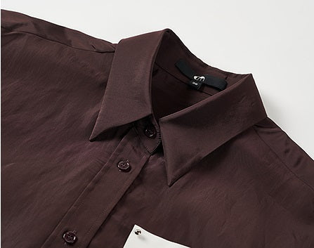 COMME MOI  summer printed decorative piece casual shirt - ELLIE.