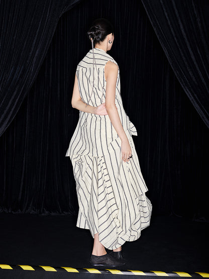 M essential Mackay designer yarn-dyed paismi embroidered knot top skirt set  - Zen.