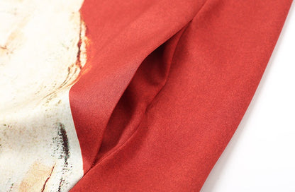 ZHUCHONGYUN spring silhouette shirred dress-KANON.