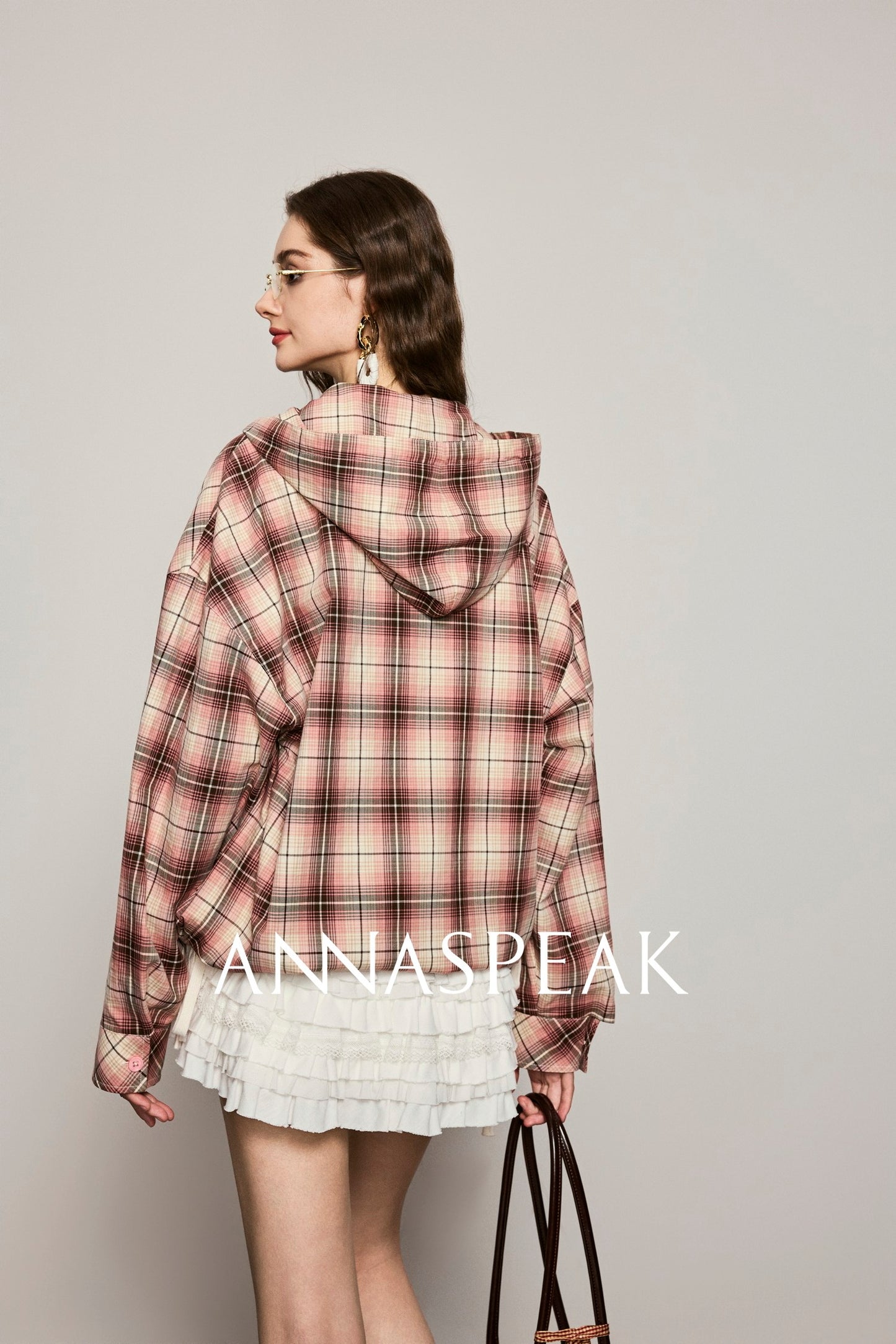 ANNASPEAK Vintage Hooded Loose Cotton Sweatshirt-ROX.