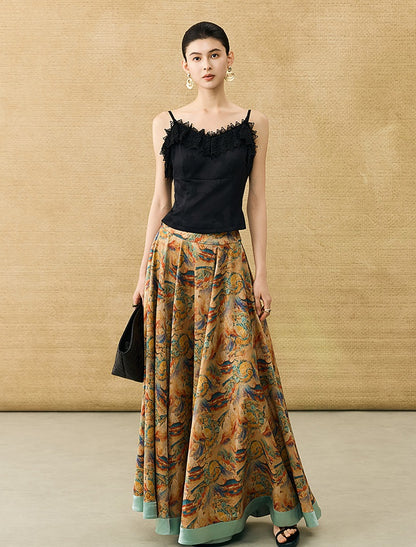 HECO Chinese High-end Acetate Lace Splicing Camisole - ZEPH.