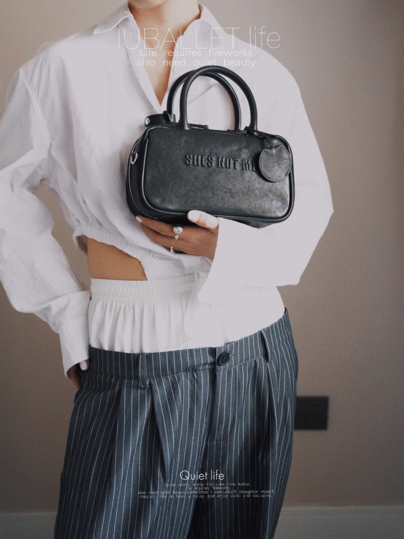 IUBALLET Vegetable-Tanned Leather Vintage Handbag - EARTH.