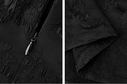 HECO Chinese Style Acetate Shirder Dress - LOLA.