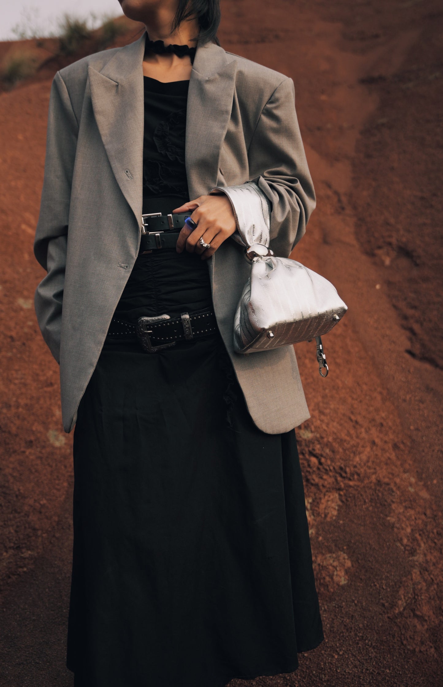 IUBALLET Timeless Triangle Leather Bag - LUCKY.