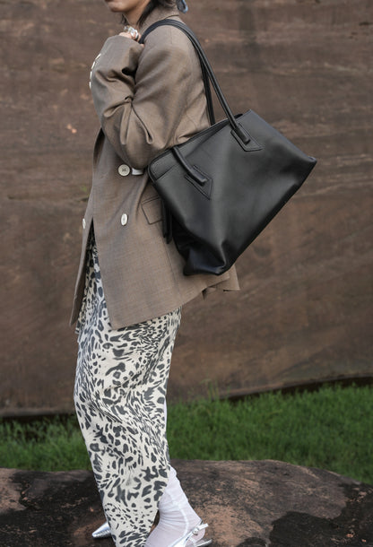 IUBALLET Free Growth: New large-capacity tote leather shoulder bag - MUSIC.