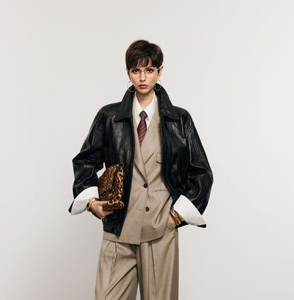 ANNASPEAK ROSSO Red Suit Pants Set-ADIO.