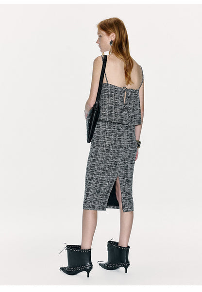 ATELIER MISS LU  Ribbon Silhouette A-line Camisole Top - skims