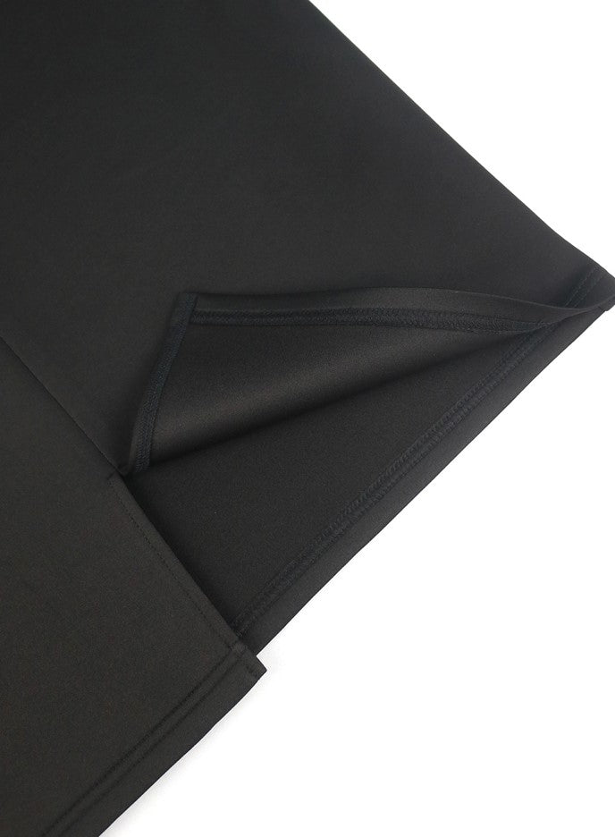 DOLLY Luxury French Style Chest Wrap Pink Bow Body Hug Black Cocktail Dress-ARETE