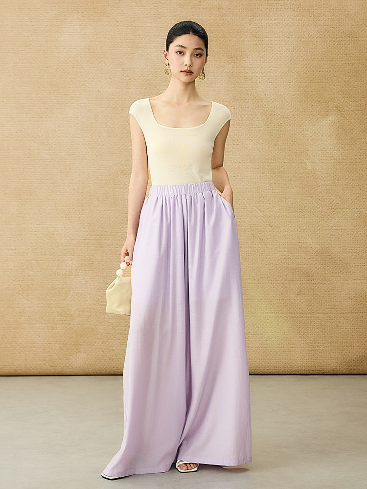 HECO Chinese U-neck Shoulder Top Early Summer Popular Cool Wear - MART.